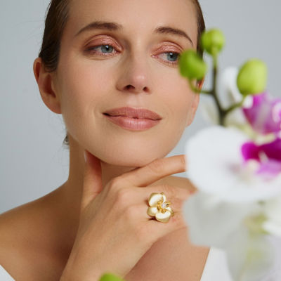 Pearly Lustre Top Grade Freshwater Pearl Rings WR00317 | ORCHID 5