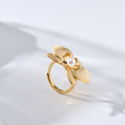 Pearly Lustre Top Grade Freshwater Pearl Rings WR00317 | ORCHID 6