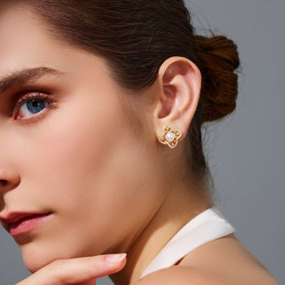 Pearly Lustre Top Grade Freshwater Pearl Earrings WE00963 | PERANAKAN 3