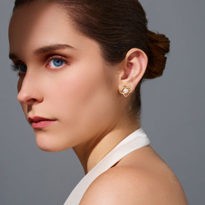 Pearly Lustre Top Grade Freshwater Pearl Earrings WE00963 | PERANAKAN 7