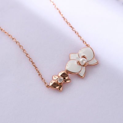 Pearly Lustre Top Grade Freshwater Pearl Necklace WN00690 | ORCHID 5
