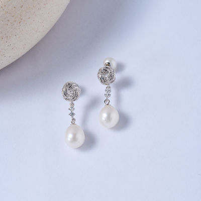 Pearly Lustre Asian Civilisations Museum Elegant Freshwater Pearl Earrings WE00846 | ACM Collection 2