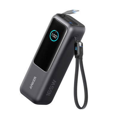 【新品未開封】Anker Power Bank 25000mAh 165W Buy Anker 25000mAh 165W with Built-In USB-C Cables Power Bank