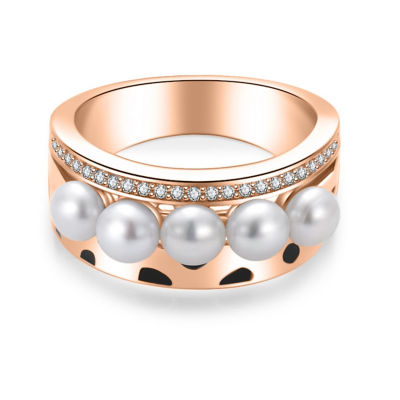 Pearly Lustre Cheetah Print Pearl Ring WR00278 | SAFARI 1