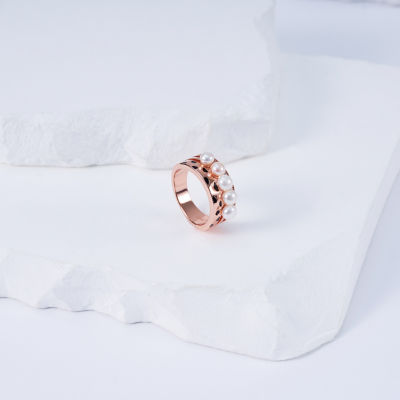 Pearly Lustre Cheetah Print Pearl Ring WR00278 | SAFARI 2