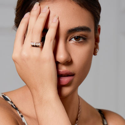 Pearly Lustre Cheetah Print Pearl Ring WR00278 | SAFARI 3