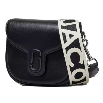 MARC JACOBS The J Marc Small Saddle Bag Black 2S3HMS003H03 3