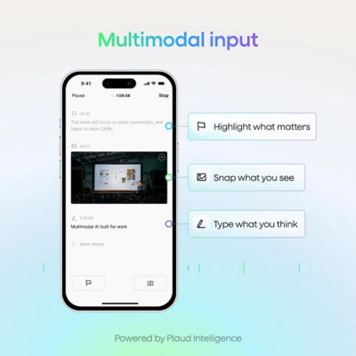 PLAUD AI Plaud Note Pro with Black Magnetic Case 7