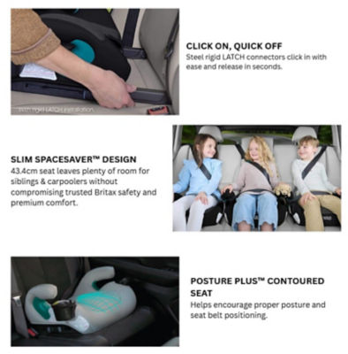 Britax UpNGo Click Backless Booster Car Seat 15