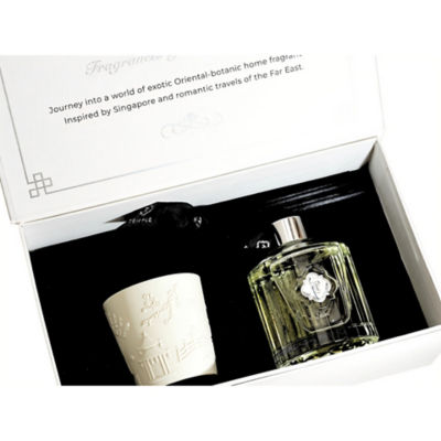 TEMPLE Candles Chinoiserie Ceramic Candle + Diffuser Gift Box - Bonsai 5