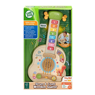 LeapFrog Strum and Count Wooden Guitar 5