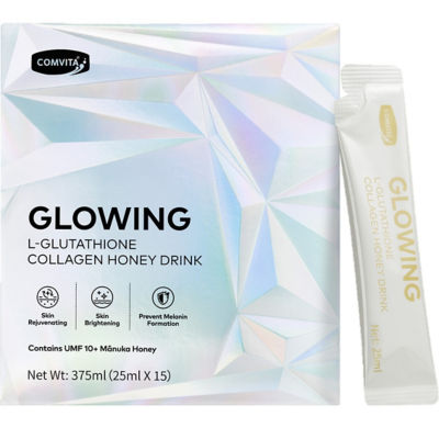 Buy Glowing L-Glutathione Collagen Honey Drink (15 x 25ml) Online in  Singapore | iShopChangi