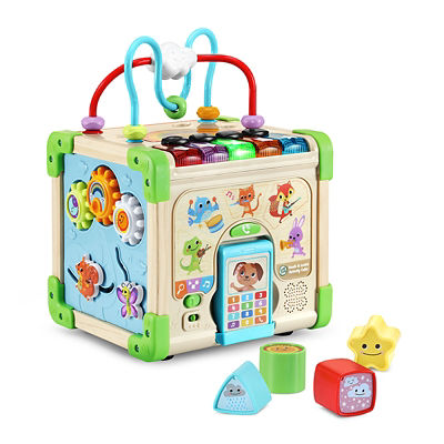 LeapFrog Touch and Learn Wooden Activity Cube 3