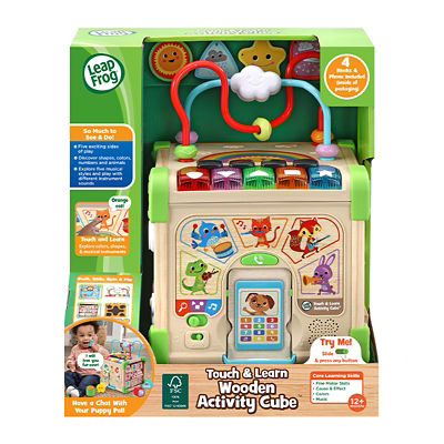 LeapFrog Touch and Learn Wooden Activity Cube 5