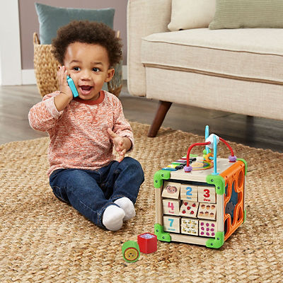 LeapFrog Touch and Learn Wooden Activity Cube 6