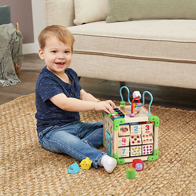 LeapFrog Touch and Learn Wooden Activity Cube 7