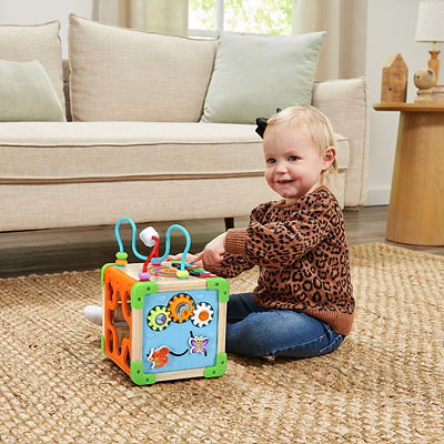 LeapFrog Touch and Learn Wooden Activity Cube 8