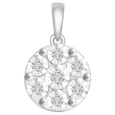 Goldheart Star Promise Lab-Grown Diamond Round Cluster Pendant 1