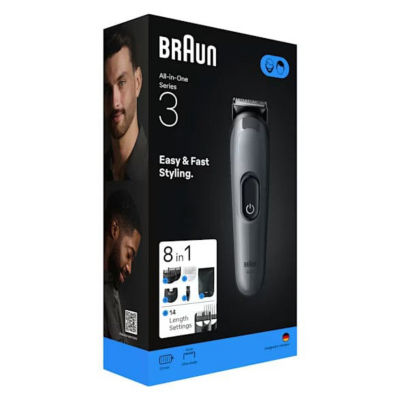 Braun AIO3540 All-in-One Series 3 AIO3540 8 in 1 Grooming Kit 8