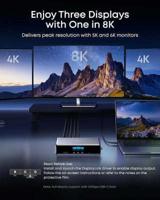 Anker Prime 14-in-1 Triple Display DisplayLink Docking Station A83B3 4