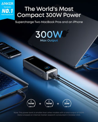 Buy Anker Prime Power Bank 26250mAh 3-Port 300W Laptop Power Bank