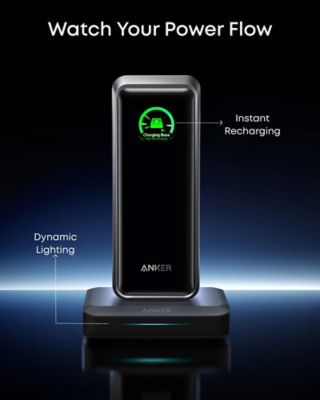 Anker Prime Charging Base 150W 3-Port GaN Charger for Prime PowerBank A1903 5