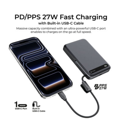 Mazer (CCC-Certified) Qi2 Certified 15W 10000mAh Magnetic Wireless Power Bank - M-MagLink19 3