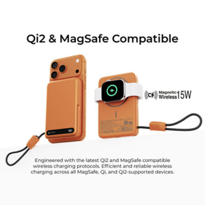 Mazer (CCC-Certified) Qi2 Certified 15W 10000mAh Magnetic Wireless Power Bank - M-MagLink19 4