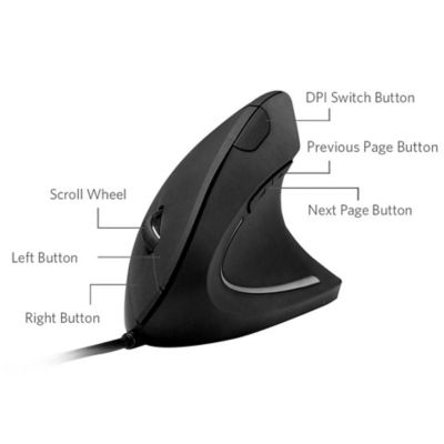 Anker Wired Vertical Ergonomic Mouse A7851 7