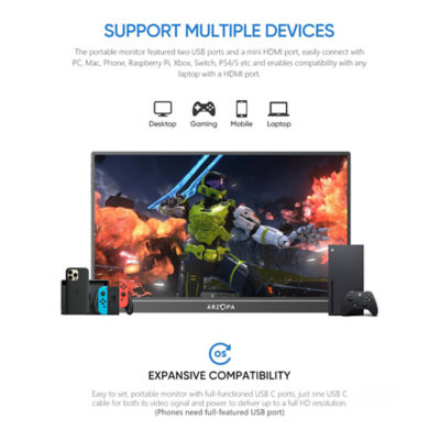 ARZOPA Z1RC 16'' 2.5K Portable Monitor 4