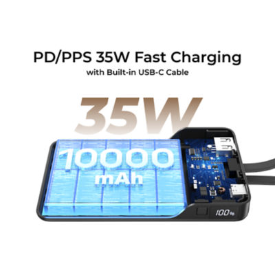Mazer (CCC + QR) PowerCharge Link 35W 10000mAh Power Bank - M-PC35L10V3 3