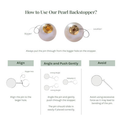 Pearly Lustre Elegant Freshwater Pearl Earrings WE00882 | MOTHER OF PEARL 8