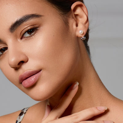 Pearly Lustre Top Lustre Freshwater Pearl Earrings WE00777 | SAFARI 3