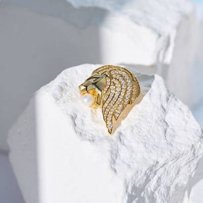 Pearly Lustre Top Grade Freshwater Pearl Brooch WC00108 | MERLION 4