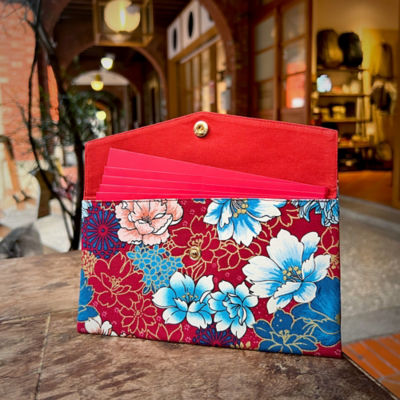 COCOONESE Red Packet Organizer - Garden Reverie (Red) 5