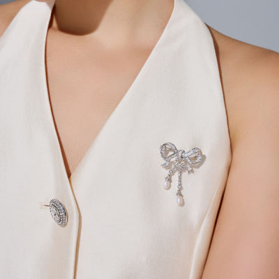 Pearly Lustre Elegant Freshwater Pearl Brooch WC00094 5