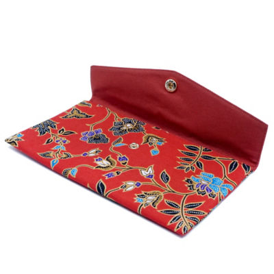 COCOONESE Red Packet Organizer - Royal Floral (Red) 3