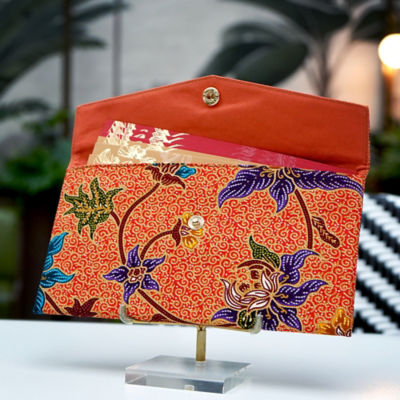 COCOONESE Red Packet Organizer - Tropical Midnight (Red) 7