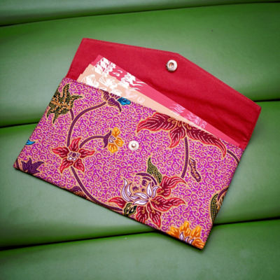 COCOONESE Red Packet Organizer - Tropical Midnight (Pink) 7