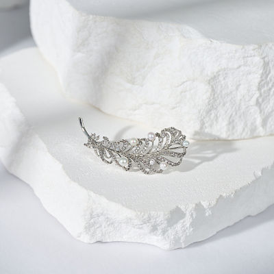 Pearly Lustre Top Grade Freshwater Pearl Brooch WC00077| FEATHER 6