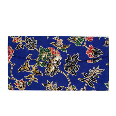 COCOONESE Red Packet Organizer - Royal Floral (Blue) 1