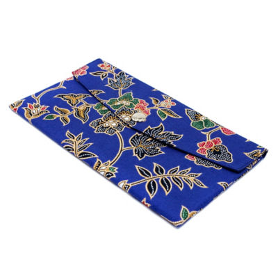 COCOONESE Red Packet Organizer - Royal Floral (Blue) 2