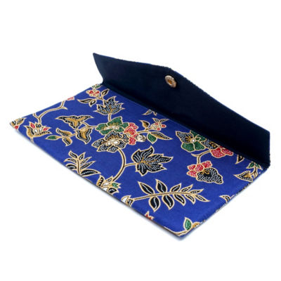 COCOONESE Red Packet Organizer - Royal Floral (Blue) 3
