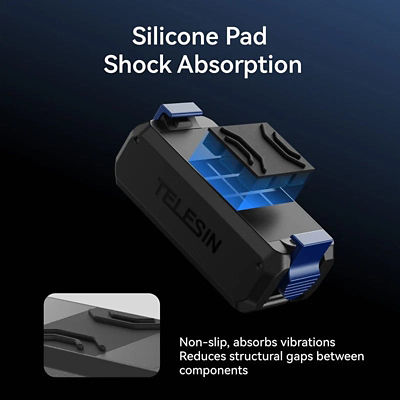Telesin Quick Release Magnetic Mount Adapter for DJI Action 3/ 4/ 5 Pro 4