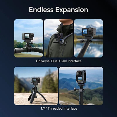 Telesin Quick Release Magnetic Mount Adapter for DJI Action 3/ 4/ 5 Pro 5