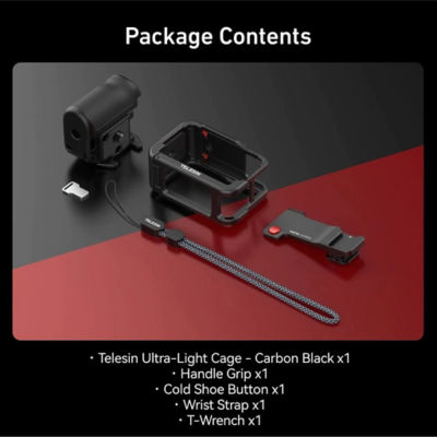 Telesin Street Grip Kit for DJI Action 3/ 4/ 5 Pro 7