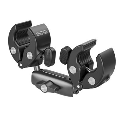 Telesin Double-headed Crab Clamp Bike/Moto Pipe Clamp 4