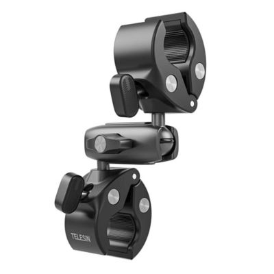 Telesin Double-headed Crab Clamp Bike/Moto Pipe Clamp 6