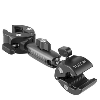 Telesin Double-headed Crab Clamp Bike/Moto Pipe Clamp 7
