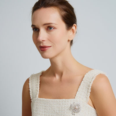 Pearly Lustre Elegant Freshwater Pearl Brooch WC00069 3